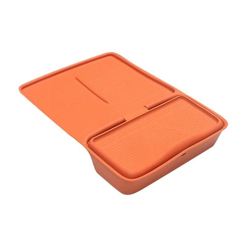 Car Wireless Silicone Padding Holder Storage Box Anti Slip Pad For Lixiang L7 L8 L9 2022 2023 Auto Accessories