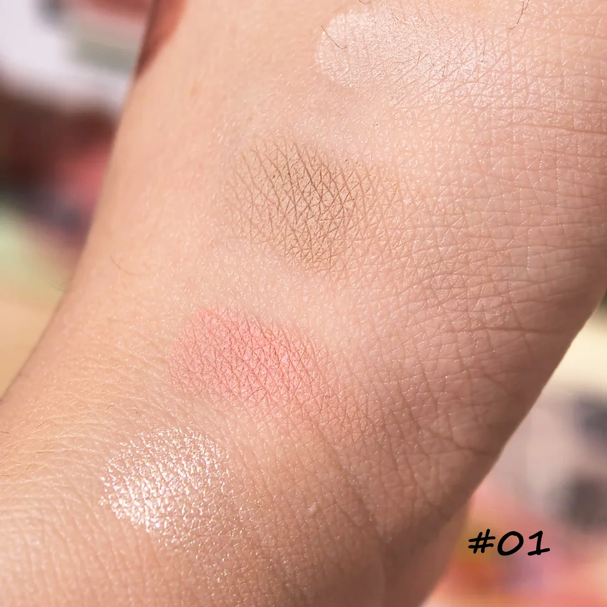 Little ONDINE MULTI-COLOR FUN PALETTE,Silky Smooth & Minimal Fallout,All-in-One Palette Versatility,Natural Daily Makeup Finish