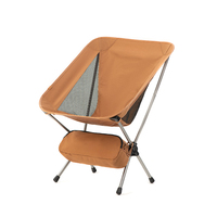 Portable outdoor folding chair Ultra light Moon chair Fishing Camping chair backrest small stool