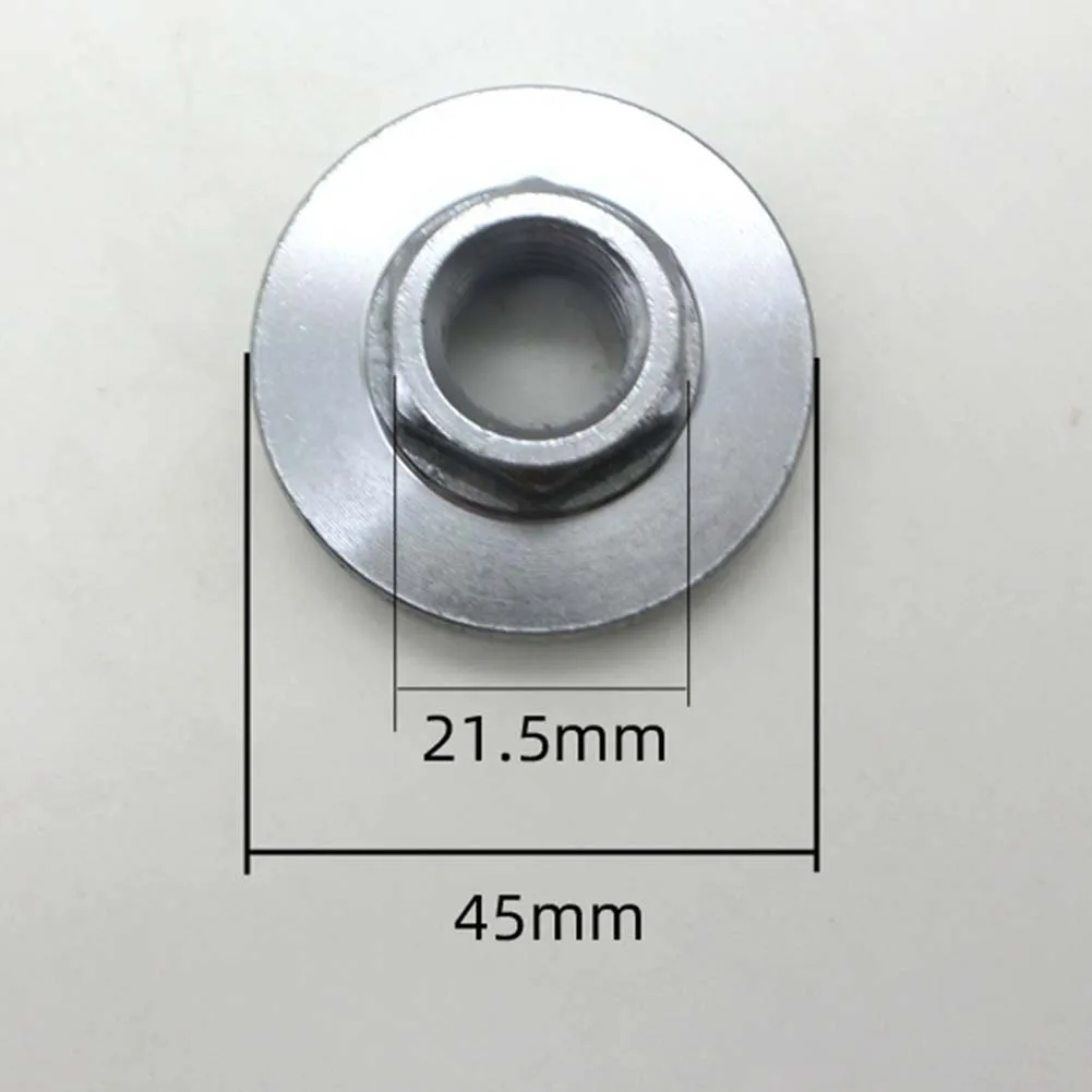 Placa de pressão de metal para moedor de ângulo, 2 peças 5/8-11 rosca, porca de flange interna e externa, moedor de ângulo, placa de pressão de metal