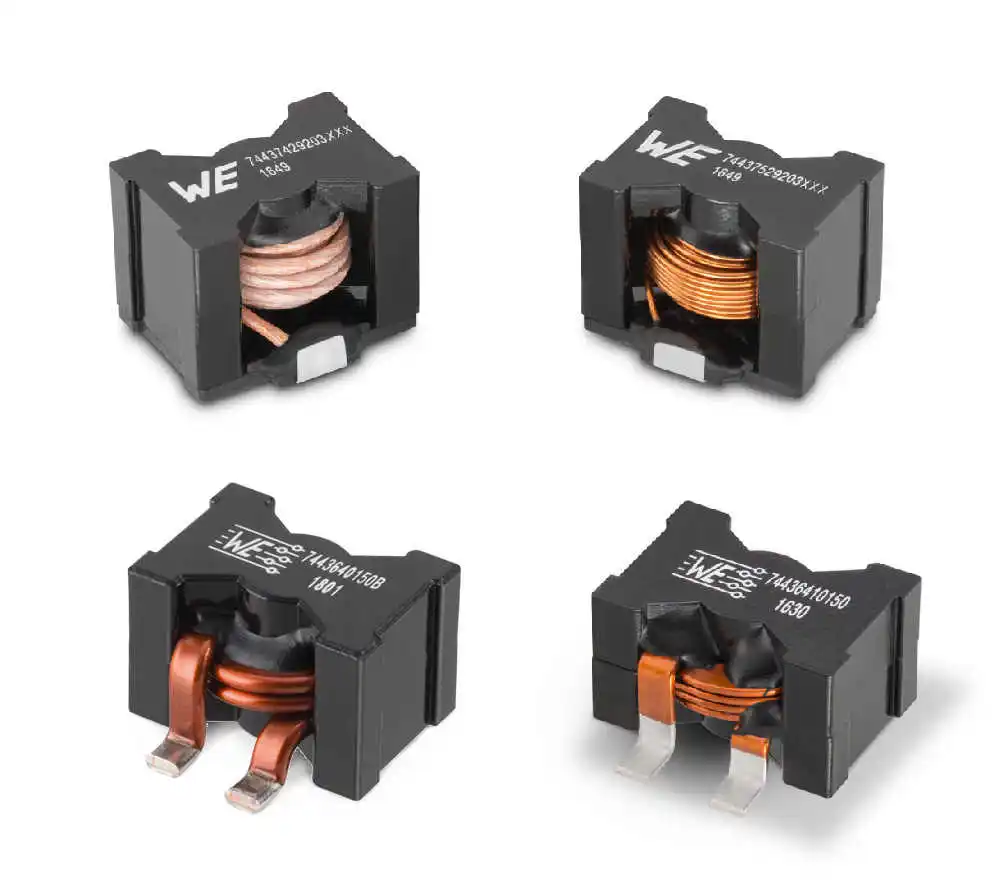 Replace 7443642200 wuerth WE HCF2818 flat line with large current SMD patch tripods inductance 7443640220/330/470/680/7443640150