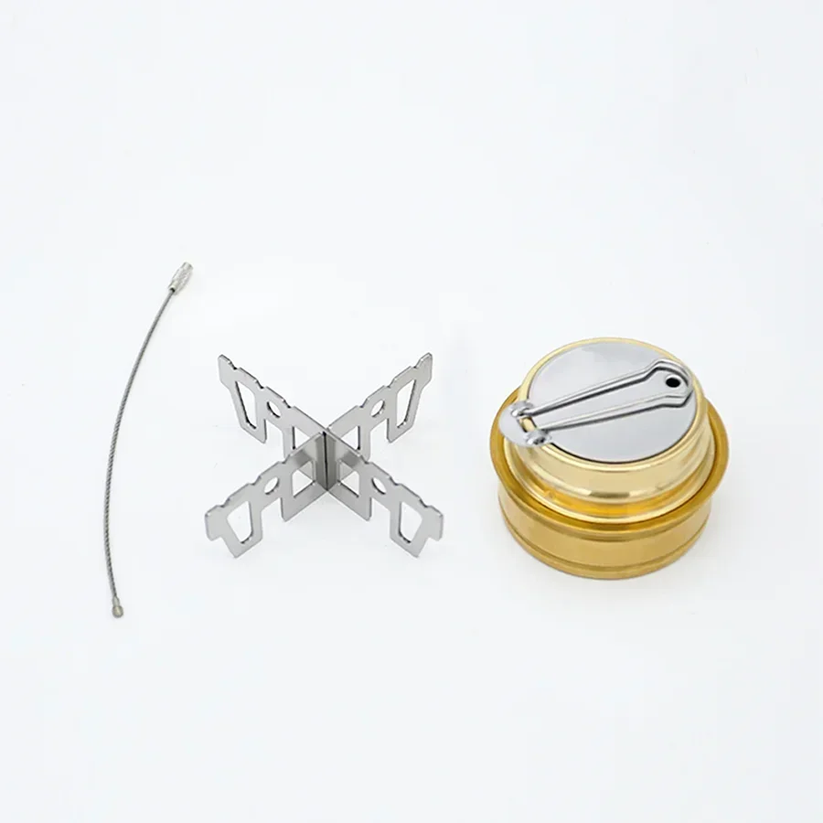 Outdoor special stainless steel cross alcohol accessories furnace core bracket integrated molding