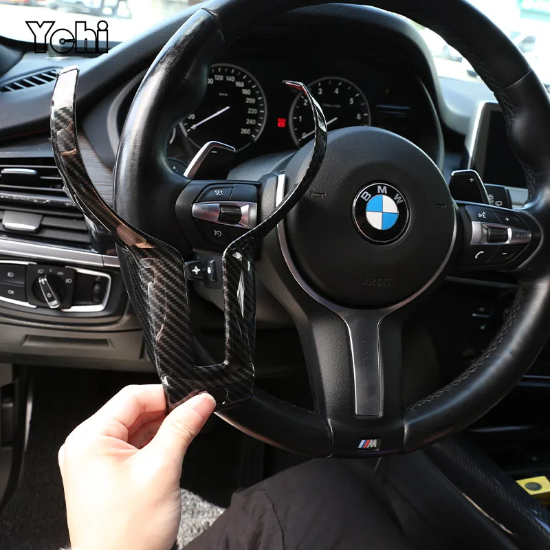 For BMW F20 F21 F22 F23 F30 F32 F33 F34 F36 F39 F15 F16 F26 F06 F13 F80 F82 F85 F86 Car Steering Wheel stickers Car Accessories