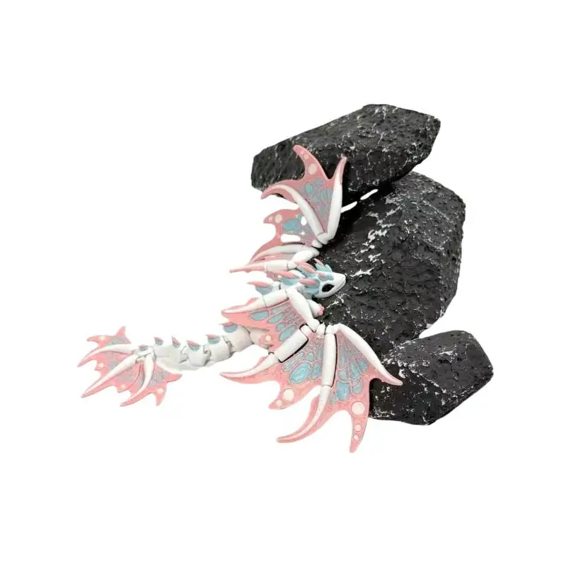 3D Printed Emperor Dragon Durable Desktop Decoration Small Ornament Birthday Gift Animal FigurineHot