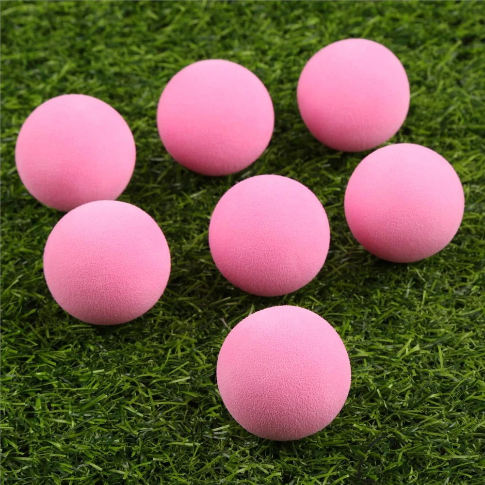 5 pz 65mm EVA morbida schiuma Golf Ball-Golf Swing ausili per la formazione per bambini o adulti, Indoor Putting Green, cortile all'aperto pratica