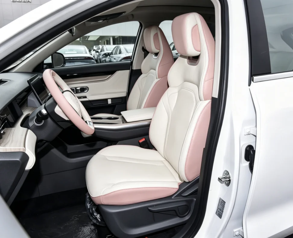 Für Soueast S06 Jetour Dashing ‌ 2026 Maßgefertigte Autositzbezüge Luxuriöses Nappaleder 100% Passgenau Innenraumzubehör 360 ° Vollständige Abdeckung – Detail 6