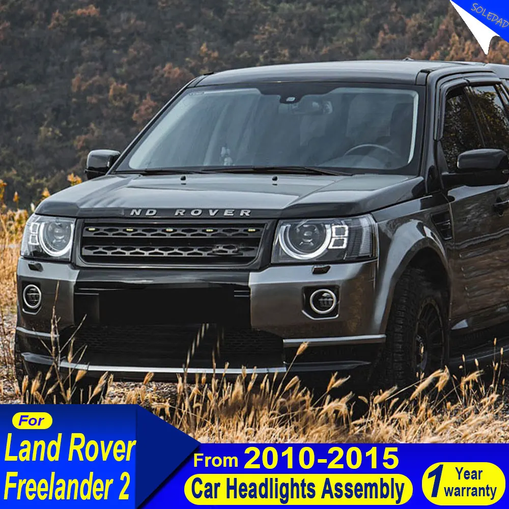 

Автомобильные фары для Land Rover Freelander 2 2010 2011 2012 2013 2014 2015, автомобильные светодиодные фары, аксессуары, светодиодные передние фары в сборе