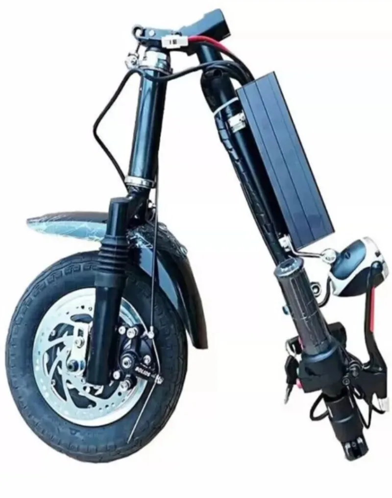 Electric Disabled Car Tractor Wheelchair Tractor 10 Inch Electric Car Wheel Belt Disc Brake Front Wheel