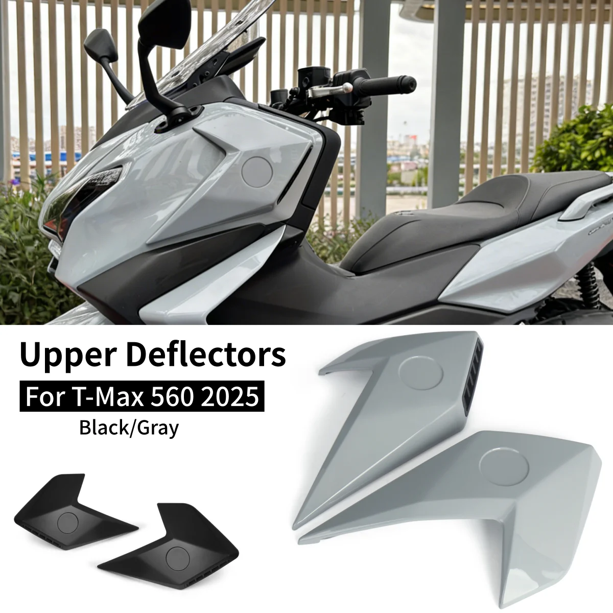 

For YAMAHA TMAX 560 TMAX560 T-MAX560 2025 Motorcycle Accessories Side Wing Deflectors Fairing Side Vent Cover Upper Panels