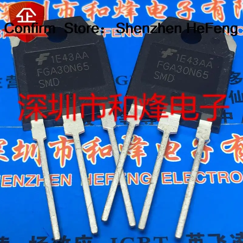 5PCS-10PCS FGA30N65SMD  TO-3P 650V 30A    Really Stock Best Quality Guarantee Transistor Fast Shipping