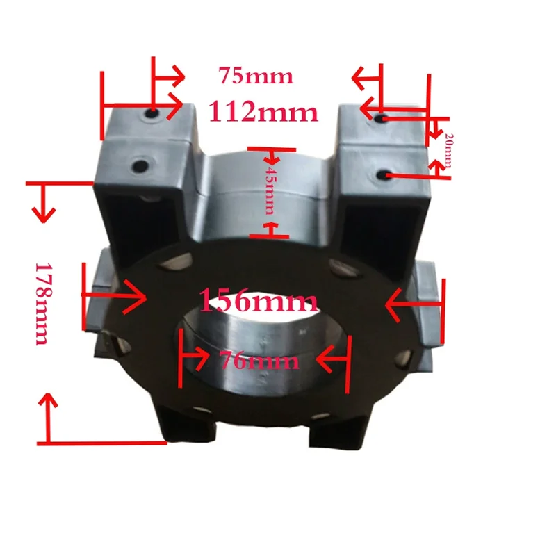 Amorphous nanocrystalline ultramicrocrystalline high-power rectifier transformer core 130X80X40 common mode filter magnetic ring