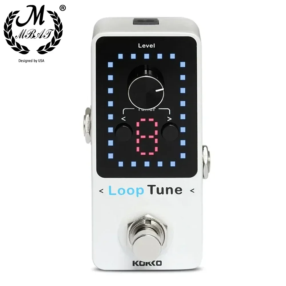 FLP-2T LOOP TUNE Electric Guitar Effect Pedal Mini Guitar Pedal 48/24 Bit Sampling Rate Guitar Effector Guitar Capo Picks