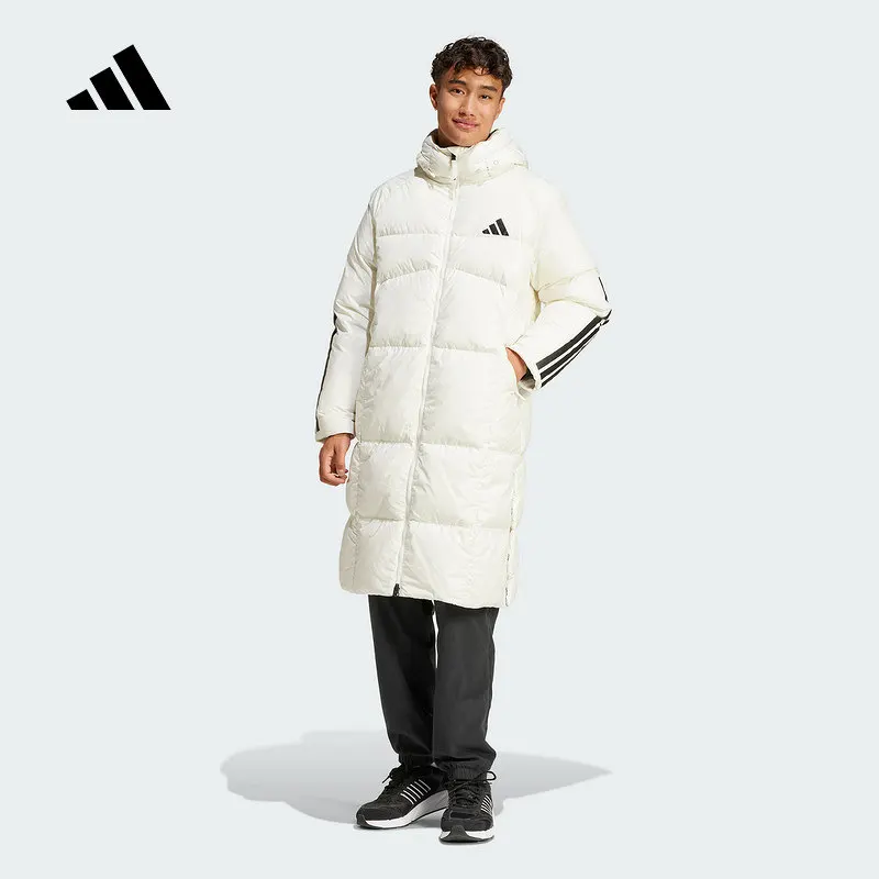 Adidas Adidas Down Jacket Men's and Women's Couples Autumn and Winter Long Warm Sports Jacket JG3838