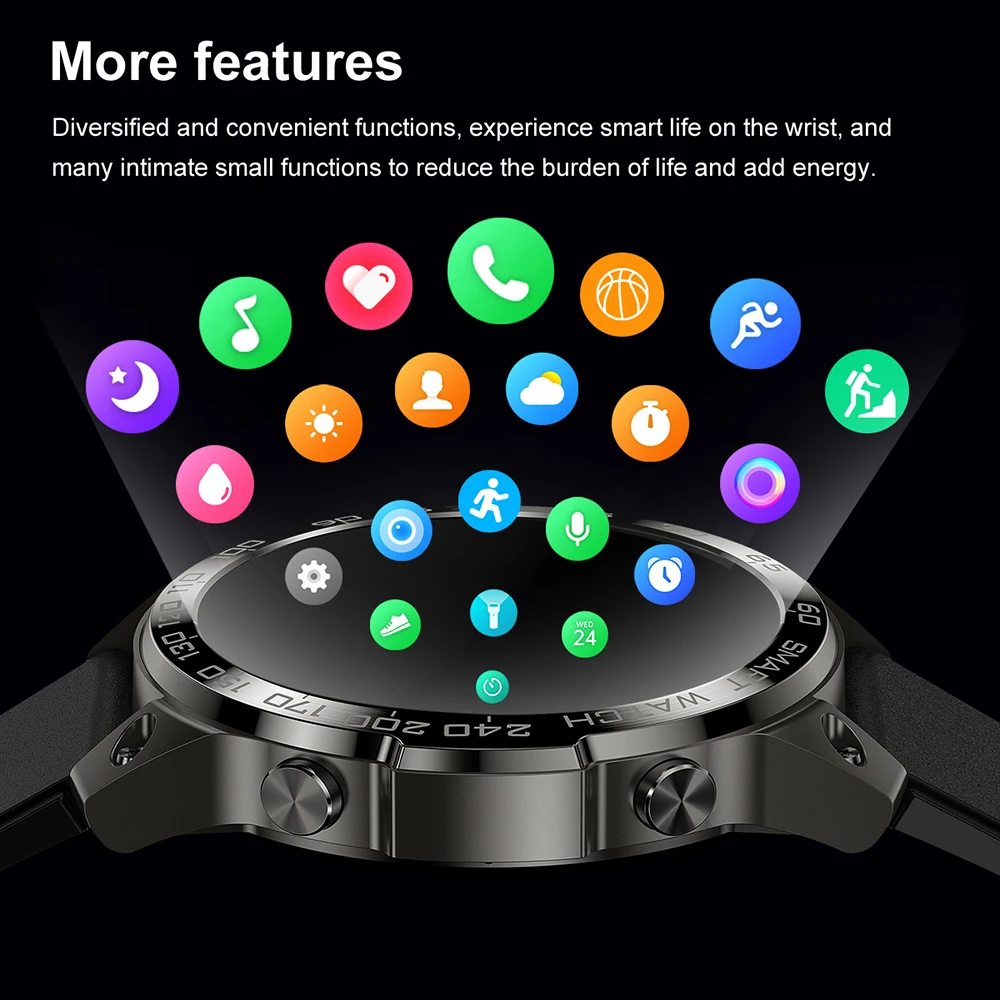 Originale AMOLED Men Smartwatch Bluetooth Call GPS Tracker Fitness IP68 impermeabile Sport Smart Watch per Xiaomi IOS Android 2023