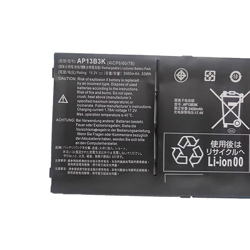 New Replacement Laptop Battery 15.2V 3560mAh AP13B3K for Acer Aspire V5-572 572G 572P 573 573G 573P 573PG V7-481 481G 481PP