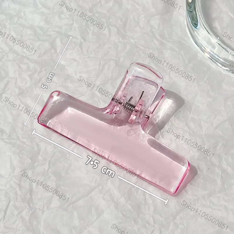 6-Piece Set, Different Colors Transparent Clips Are Used for File Storage
