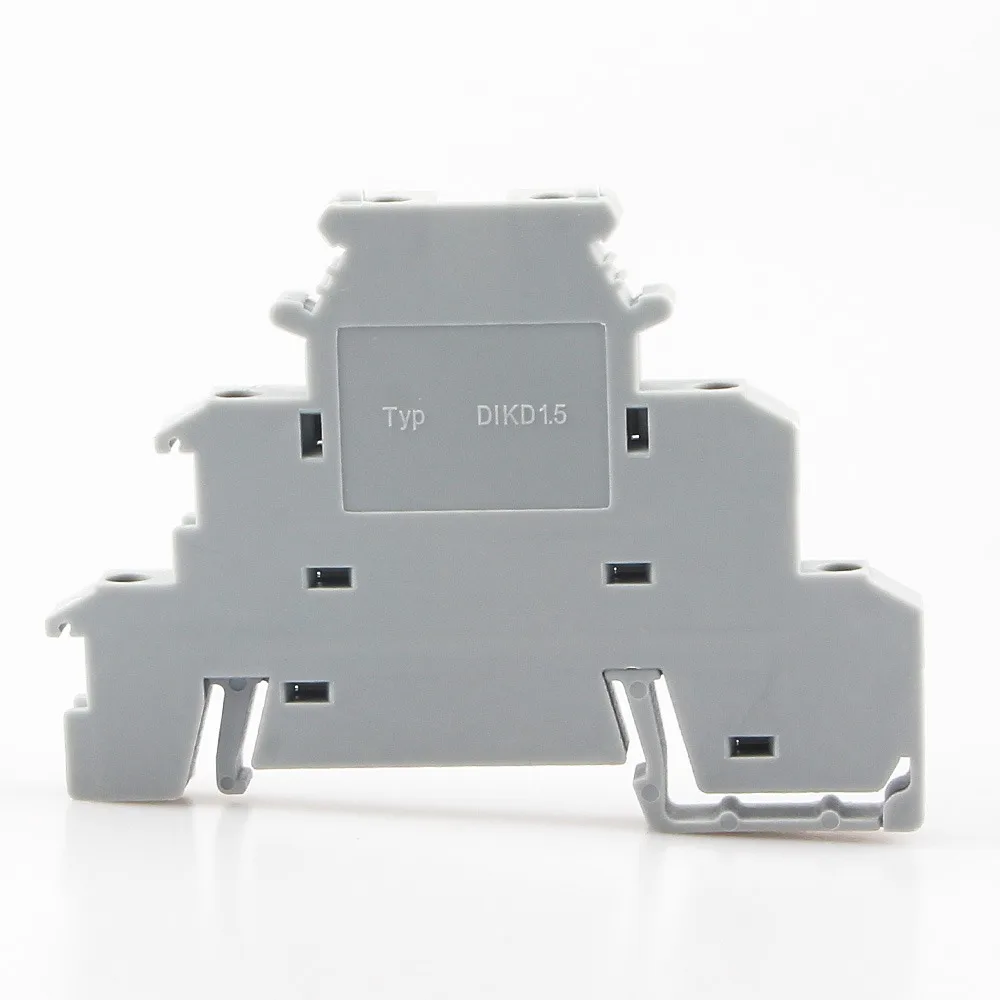 Screw Connection Strip Block Terminal Block Cable Connector Din Rail Terminal Block Electrical Wire Conductor Screw Clamp