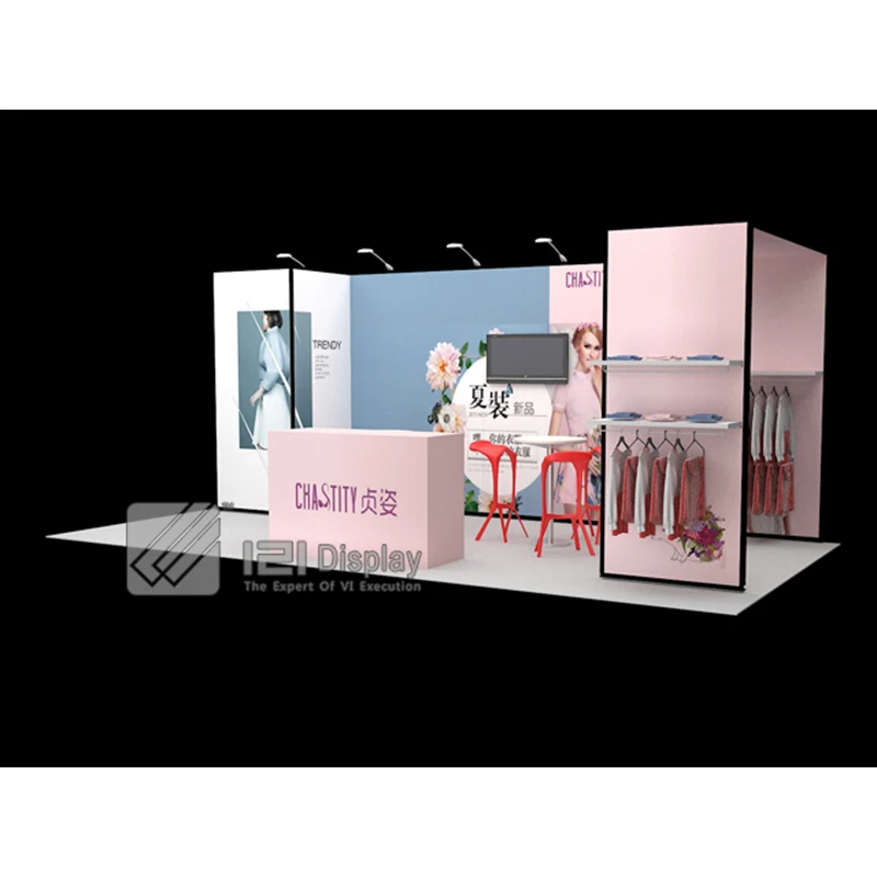 Cheaper DIY Modular Exhibition Booth for Trade Show Display Portable Exhibition Booth