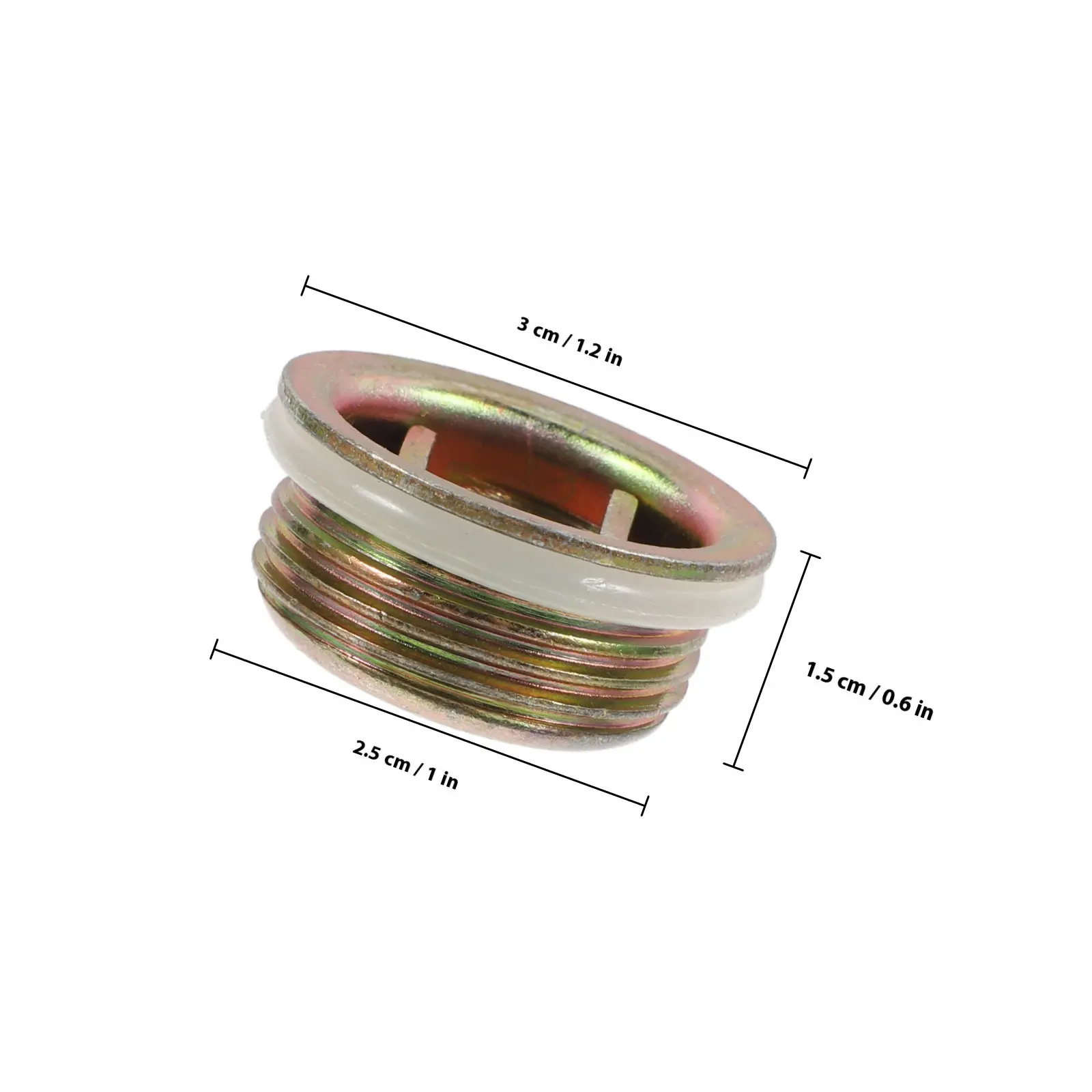 200L Galvanized Drum Lid Threaded Sealing Bung with Gasket for 55 Gallon Barrels Drum Closure Plug Industrial Agricultural Use