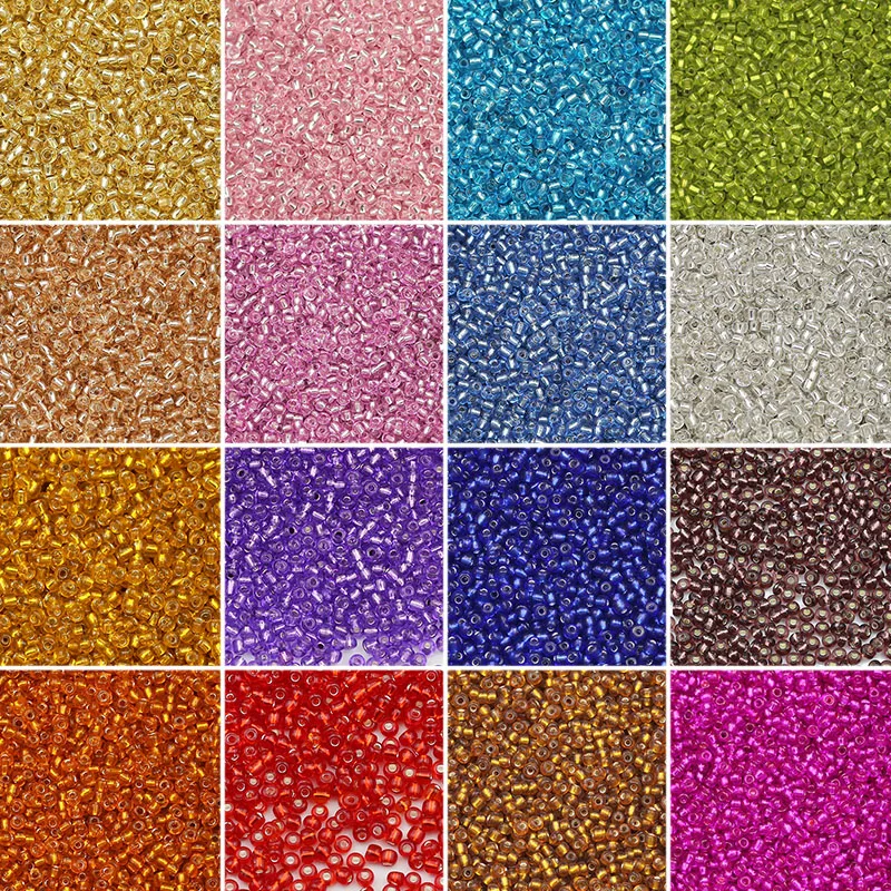 650Pcs 3mm Glass Seed Millet Beads In Various Colours For DIY Jewelry Making Bracelets Pendants Necklaces Earrings Accessories