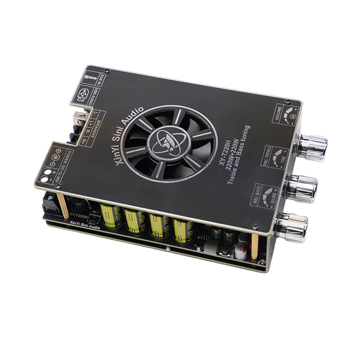 XY-T220H Bluetooth Audio Amplifier Module 220w X 2 High and Low Frequency Adjustment Dual Channel Stereo TPA3251-A