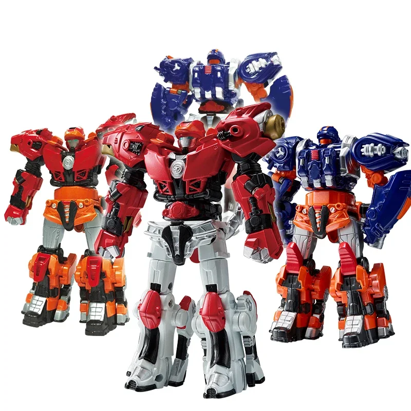 2 IN 1 METALIONS Transforming Animal to Robot Toys Korean TV Animation Deformation Lion/Sheep/Scorpion Toys for Child Gift