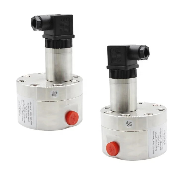 SENTEC FMG210 Low Cost New PTFE Material Micro High Viscosity Small Flow 0.6~50L/H Glue Fish Oil Diesel Gear Flowmeter