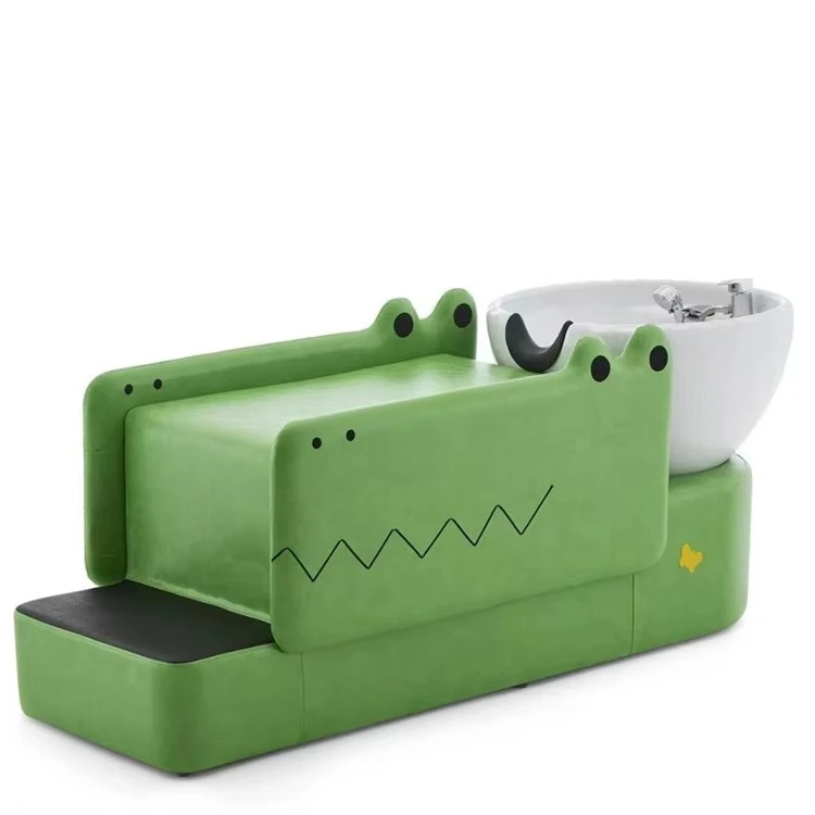 * Children's Hair Washing Bed Barbershop Children's Hair Washing Bed Lying Flat Flush Shampoo Bed for Sale