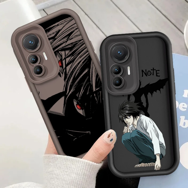

Anime Death Note Logo Luxury Eye Ladder For Xiaomi MI 14 12T 11 Lite Poco M3 X5 X4 F5 F4 F3 F2 GT Pro 5G TPU Phone Case