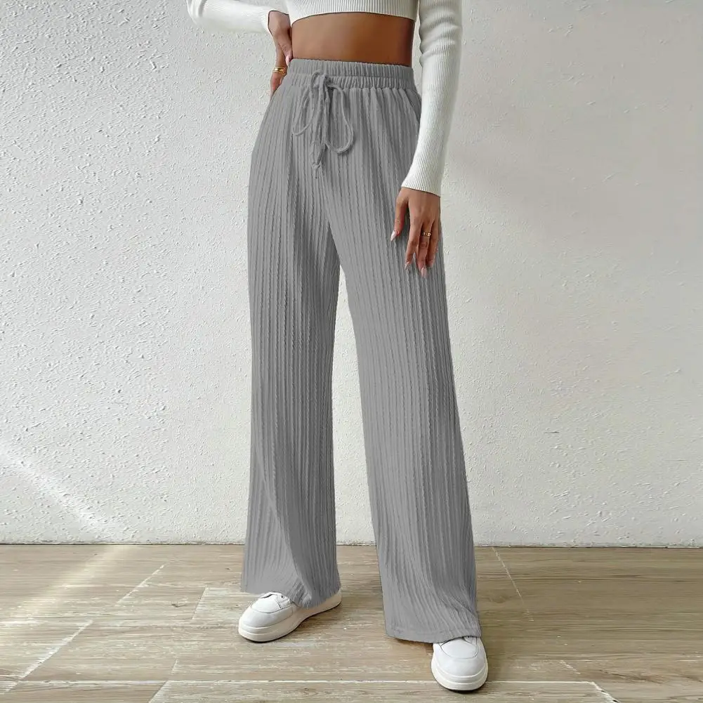 

Elastic Waist Trousers Elastic Waist Pants Comfortable Women's Drawstring Sweatpants with High Waist for Breathable for Casual