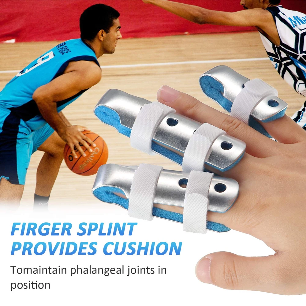 QMWWMQ Finger Splint, Finger Support Brace Finger Stabilizer for Broken Fingers Straightening Arthritis Knuckle Immobilization