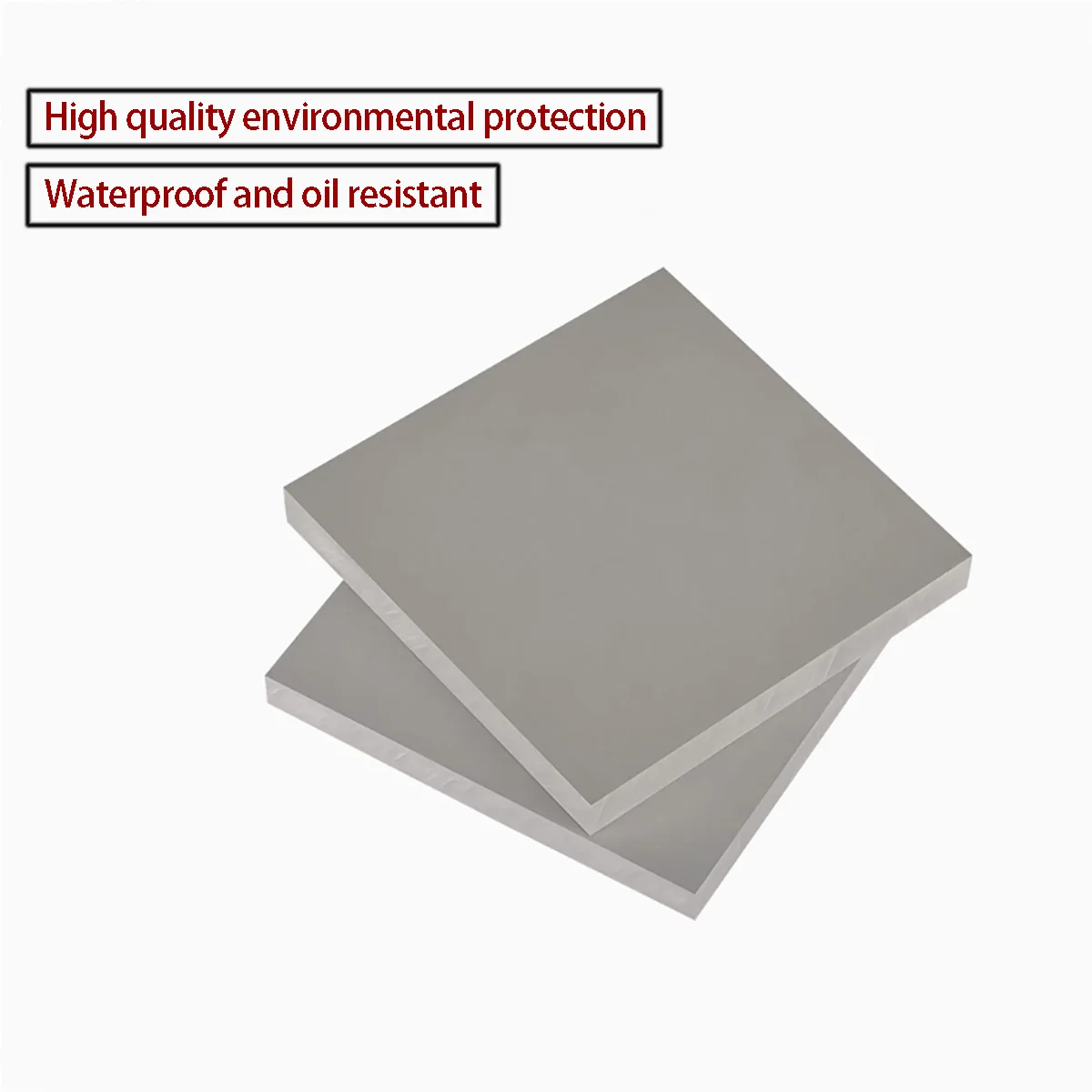 1PCS Thick 2/3/4/5/6/8/10/12/15-30mm Gray PVC Board Plastic Hard Sheet For Electronic Equipment Etc Acid And Alkali Resistant