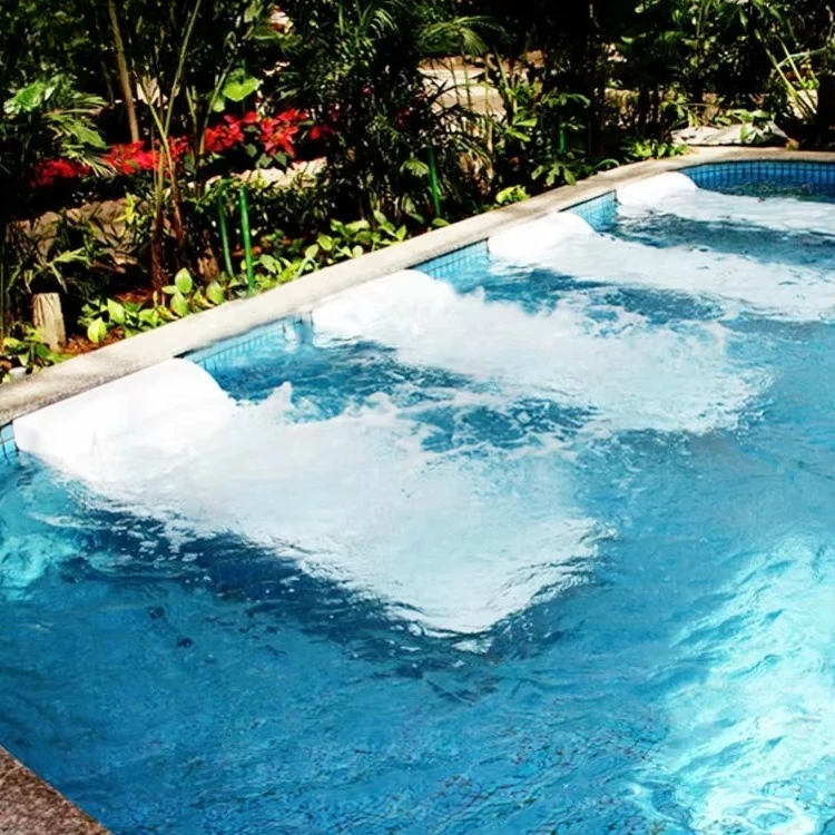 Outdoor swimming pool hydrotherapy massage bed, made of acrylic, suitable for one-person hydrotherapy and relaxation