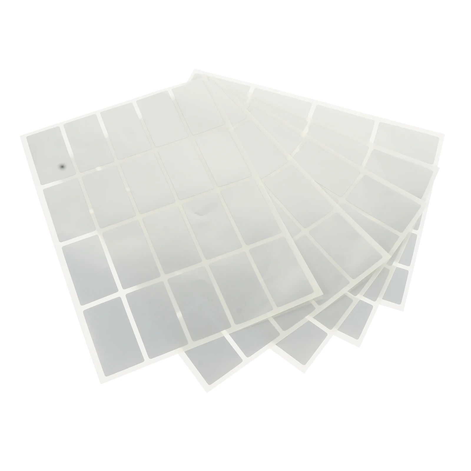 

100 Pcs Waterproof Marking Sticker Spice Labels Stickers Self-adhesive Jar Inventory Number Asian Silver for Containers