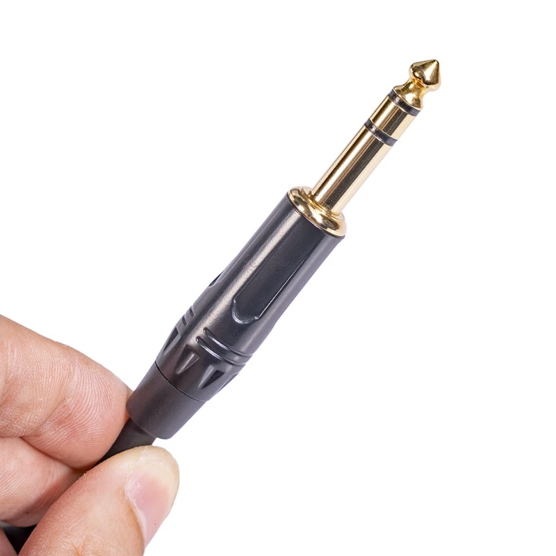 A33T 6.35mm 1/4 Inch Male to XLR Male Audio Stereo Mic Cable Balanced Speaker Cable 1 Meter