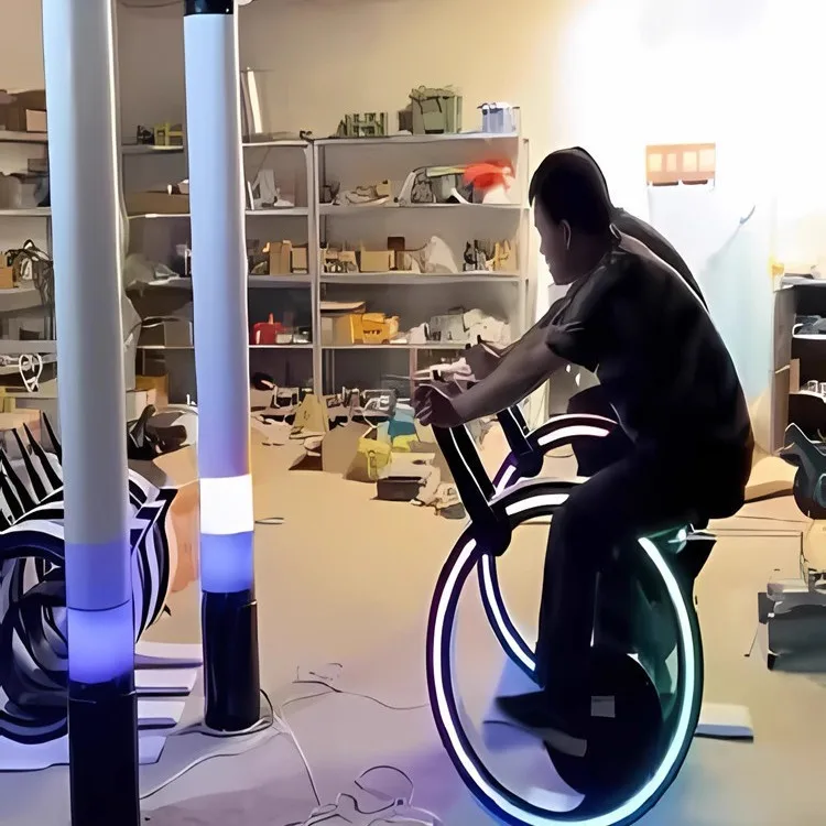 Snail Spinning Bike Unpowered Interactive Smart Park Power Generation Racing Bike Exercise Bike Smart