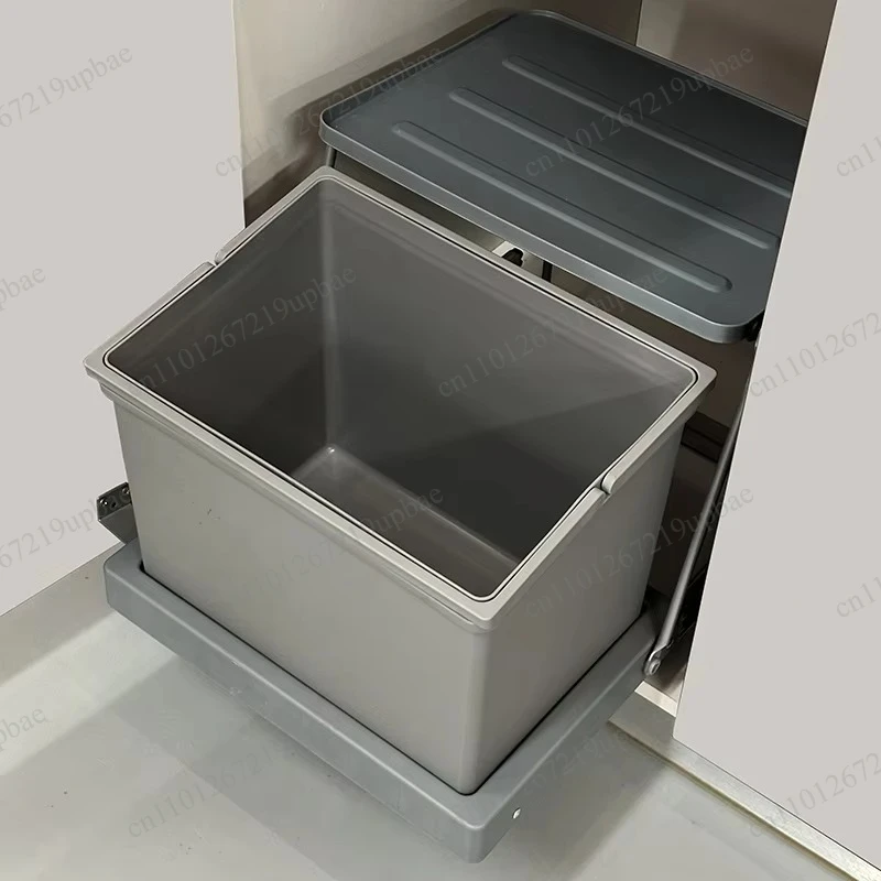 Large Capacity Trash Can, Kitchen Recycle Trash Bin, Food Waste Garbage Bin, Sorting Cleaning Dustbin with Lid, Home Accessories
