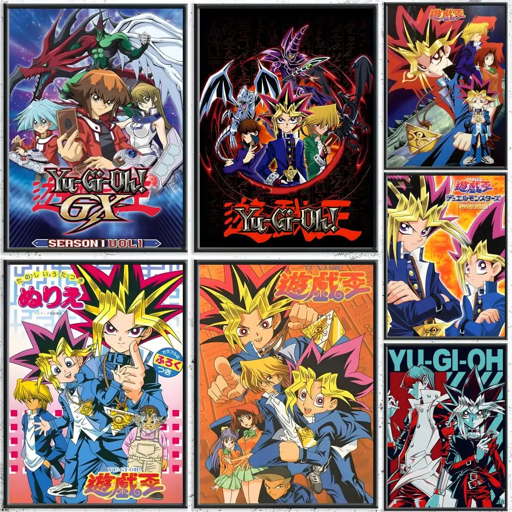 Card Game Yu-Gi-Oh! Master Duel Poster HD Waterproof Self-Adhesive Wall Art – Multi-Scene Use, Top Gift Pick