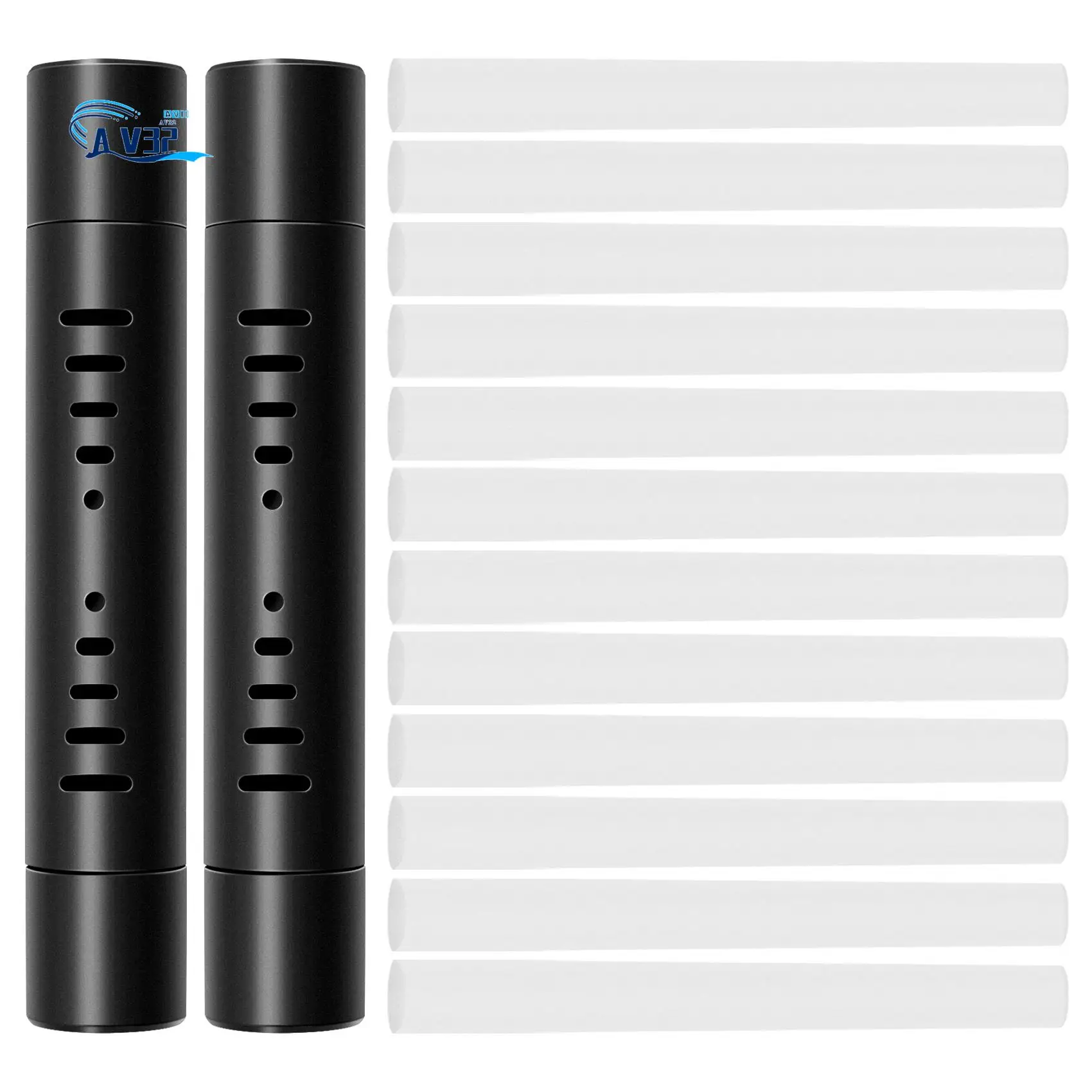 

AV32-2 Pcs Car Oil Diffuser Car Diffuser Vent Clip With 12X Refill-Car Air Freshener-Car Perfume-Car Vent Oil Diffuser