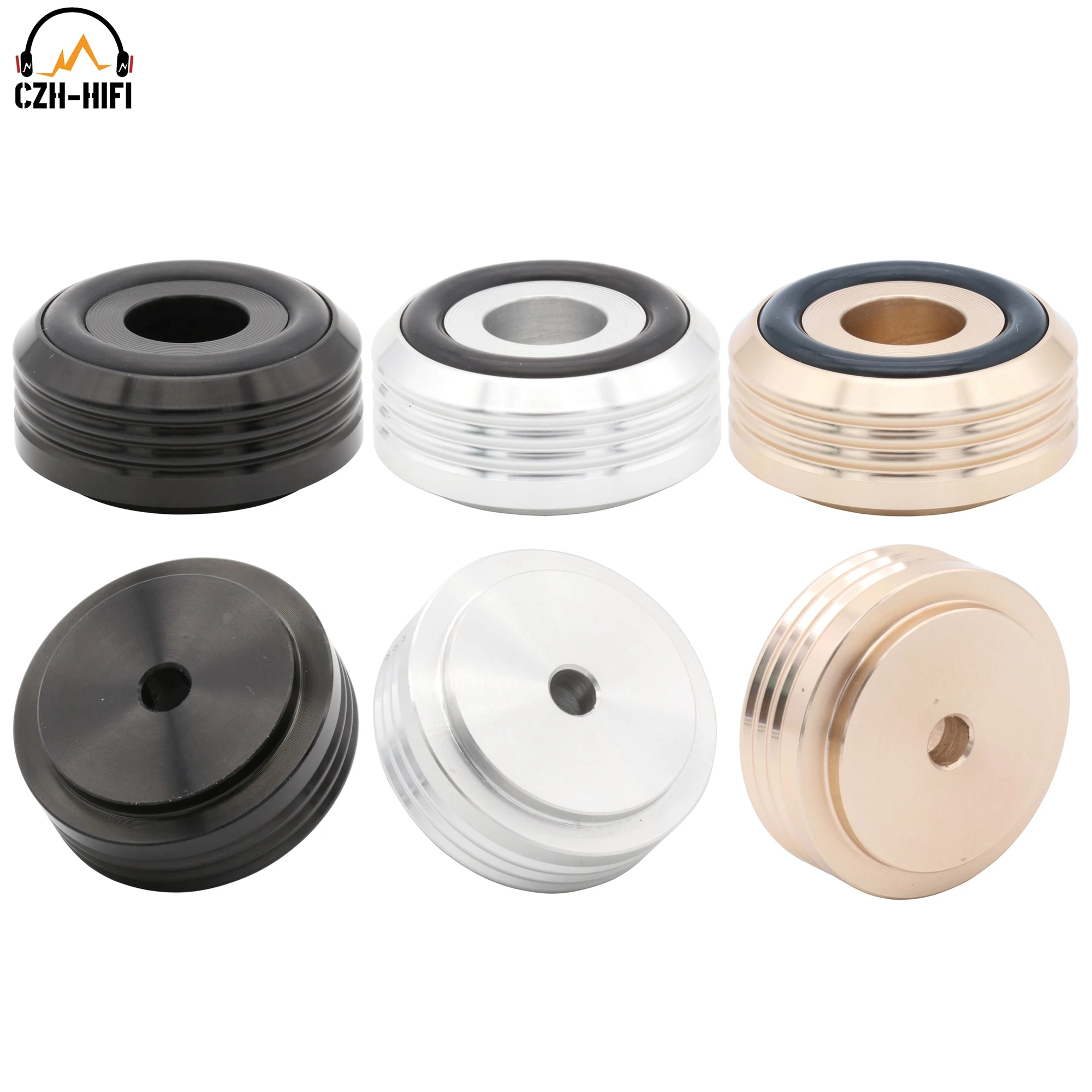 1szt 30x14mm Obrabiana CNC solidna aluminiowa podstawa izolacyjna Podkładka pod stopy do wzmacniacza audio Głośnik Subwoofer DAC Gramofon CD