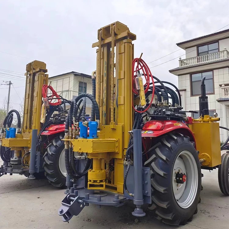 Water and Air Dual Circulation DTH Bore Rig High Pressure Water Compressed Air Customized 200m Depth Underground Water Survey