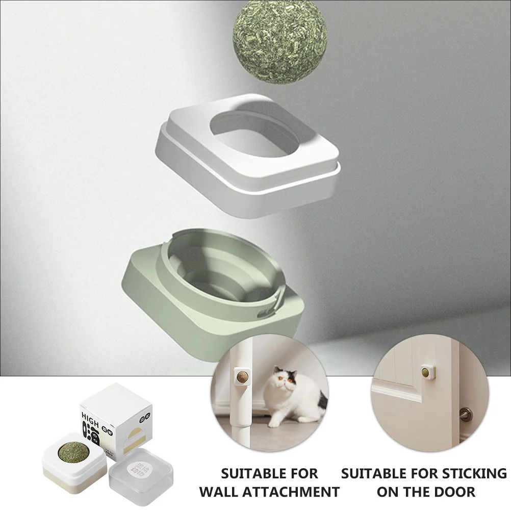 

Catnip Ball Sticky Edible Chew Lick Ball Molar Teeth Cleaning Snack Indoor Cat Exercise Chewing Treat Cat Catnip