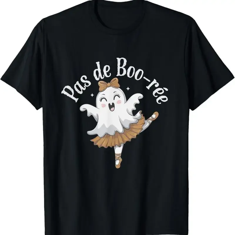 Pas de BOO r e Funny Ballet Ghosts Halloween Dance T Shirt