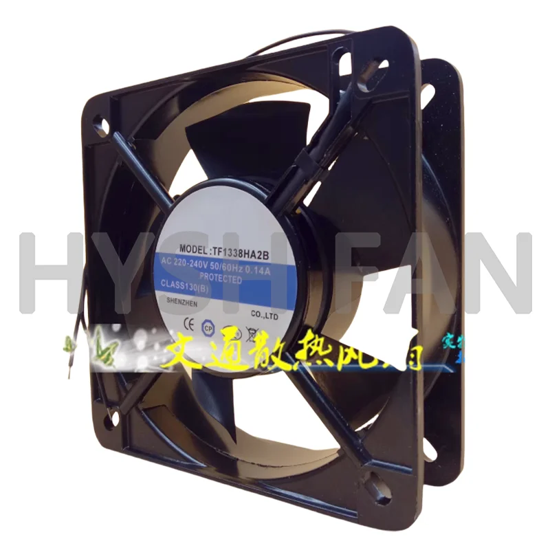 Ventilador de disipación de calor TF1338HA2B, 220V, 0.14A, 13538