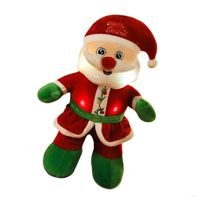 M89C Plush Santa Toy Singing Song Singing Office Office Office Office الحلي