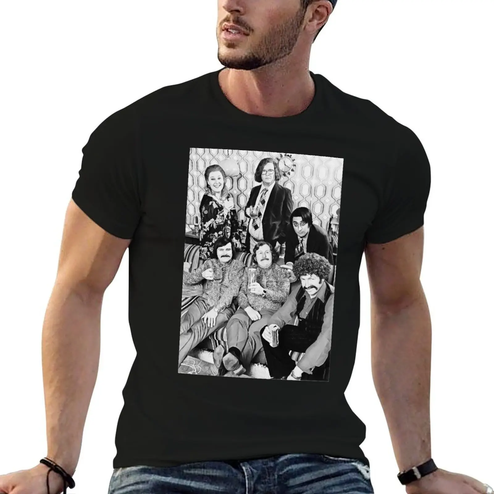 Retro Still Game Characters T-Shirt Christmas Casual Short Sleeve Top