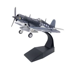 Scala 1/72 WW2 US F4U-1 F4U Corsair Dragon Fighter Aircraft aereo militare in metallo Diecast Model Toy collezione o regalo per bambini