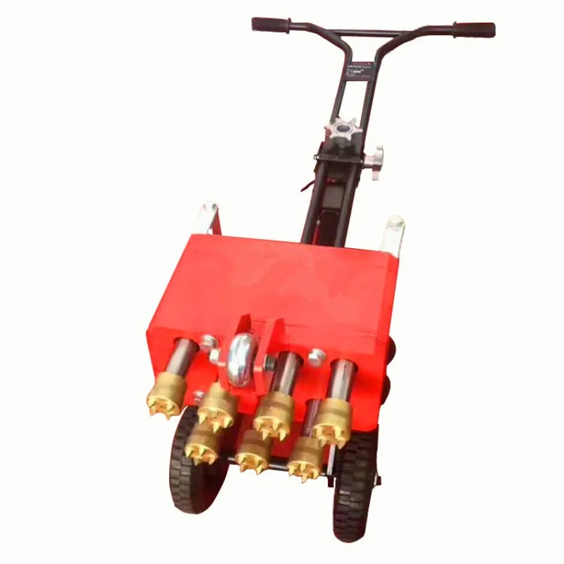 Hand-pushed 11-head hair chisel, pneumatic concrete hair chisel