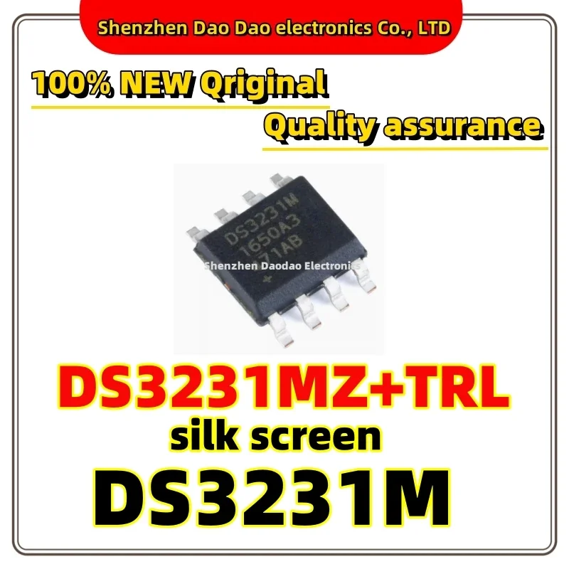 5Pcs DS3231MZ+TRL silk screen DS3231M SOIC-8 real time clock chip IC new original