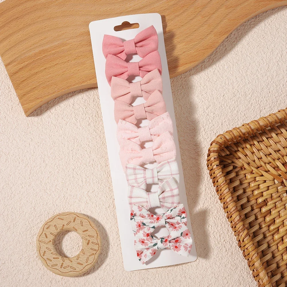 1 Set Stoff-Haarspangen mit Schleife, geeignet für Kinder, Mädchen, Teenager, Party-Dekoration, Haarspangen für Mädchen, Baby-Haar-Accessoires, Geschenke – Detail 11